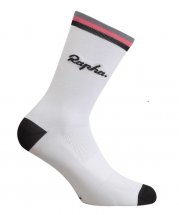 Rapha Logo Radsocke white