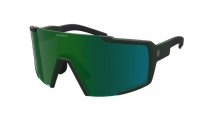 SCOTT Shield Sonnenbrille kaki green / green chrome