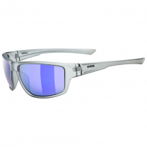 Uvex Sportstyle 230 smoke transparent/mirror blue