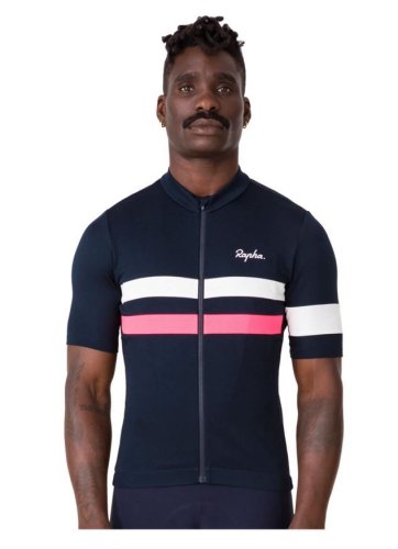 Rapha Brevet Radtrikot Navy