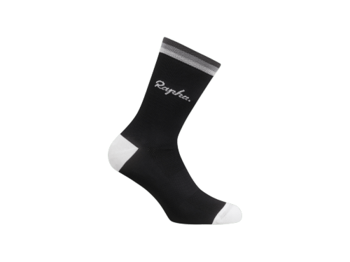 Rapha Logo Radsocke black S