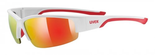 UVEX sportstyle 215 white matt red/red