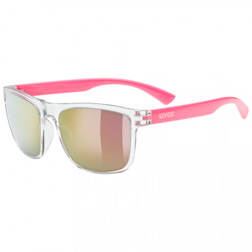 Uvex Rookie clear-pink/mirror pink